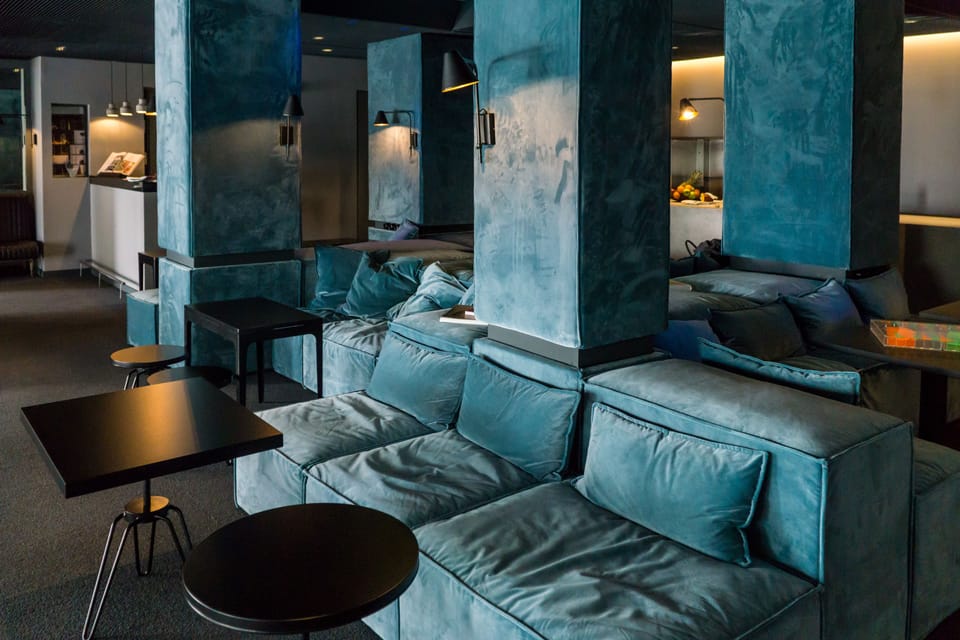 Lobby sitting area
