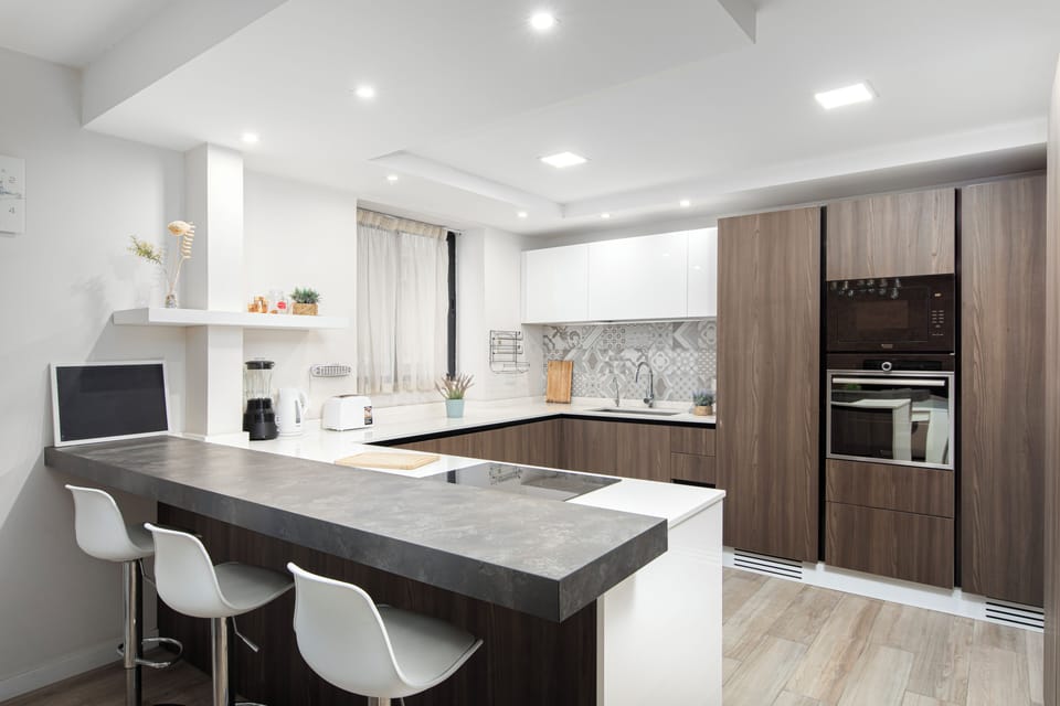 Shared fridge, microwave