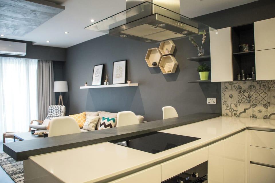 Shared fridge, microwave