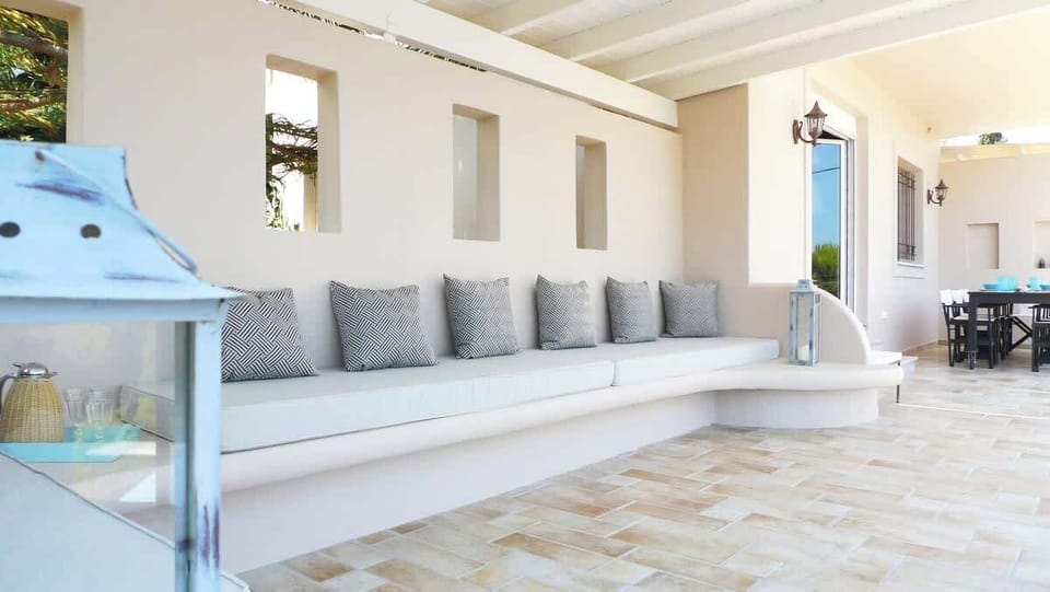 Covered Veranda with Comfortable Seating for Relaxing Throughout the Day