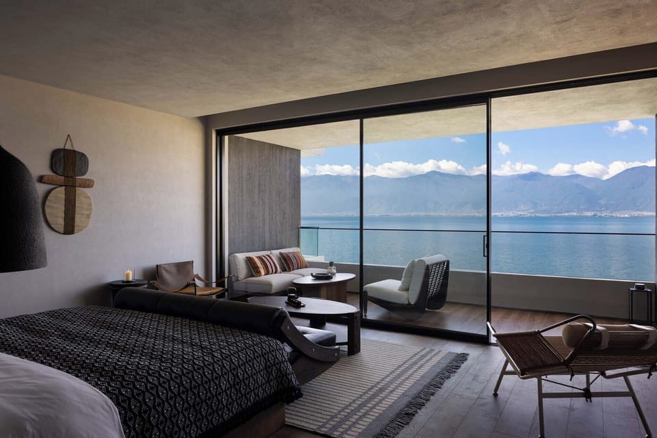 Superior Double Room, Patio, Lake View | Premium bedding, down comforters, minibar, blackout drapes