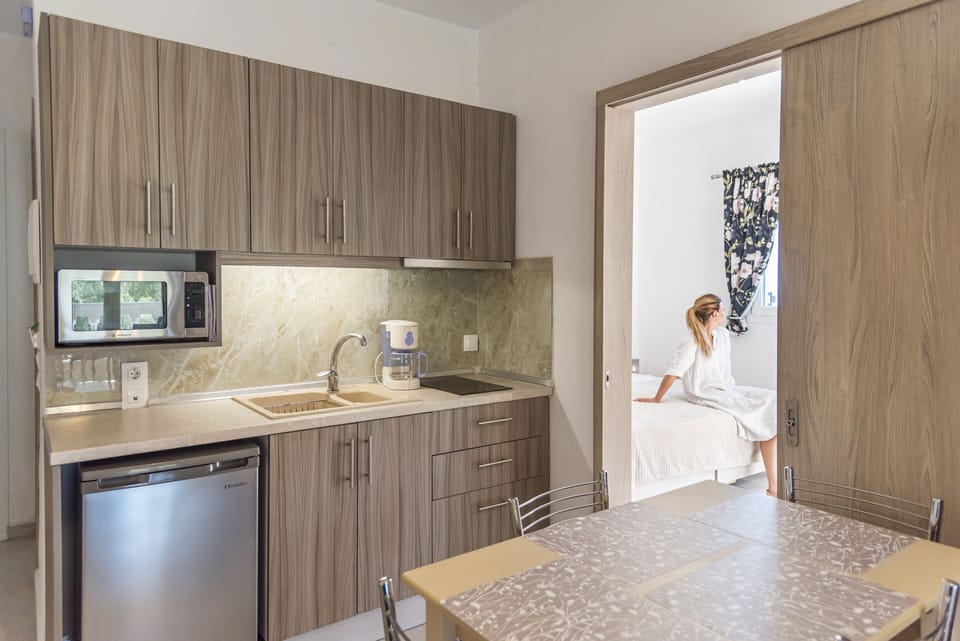 Two Bedroom Premium Apartment Annex Building | Private kitchen | Mini-fridge
