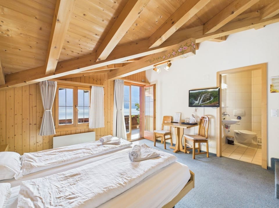 Superior Double Room with lake view, balcony Nr. 3 | Free WiFi, bed sheets