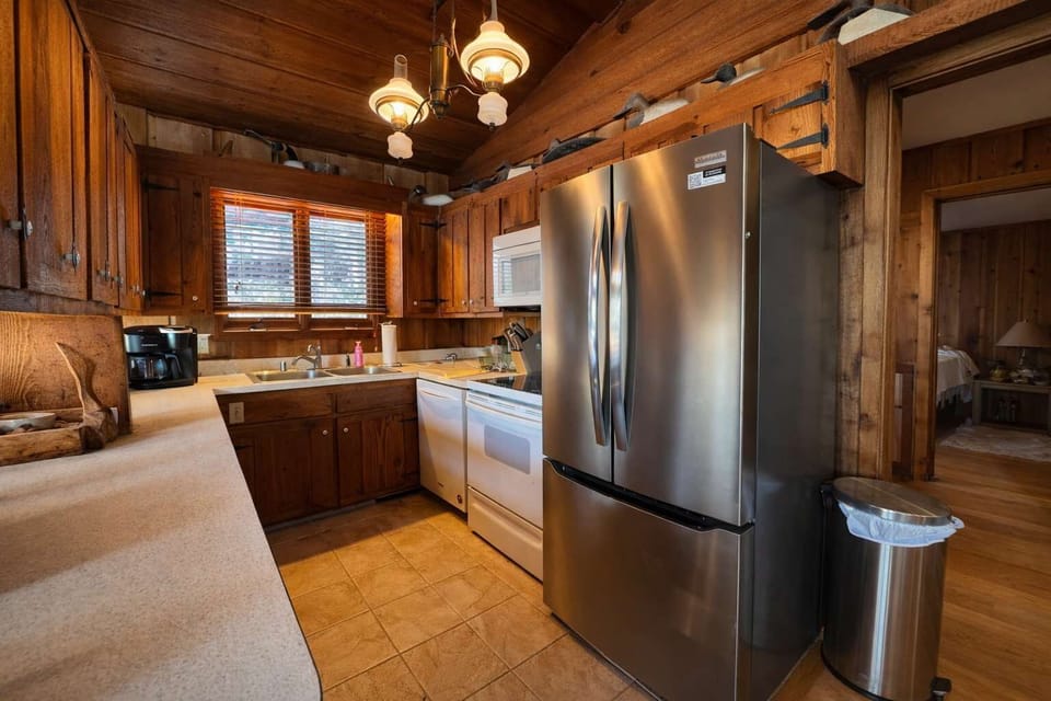 Kitchen with Stove, Microwave, 12-cup Coffee Maker & Keurig, Toaster & Dishwasher
