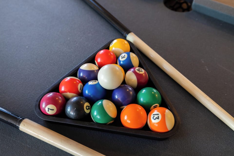 Challenge your friends to a game of pool