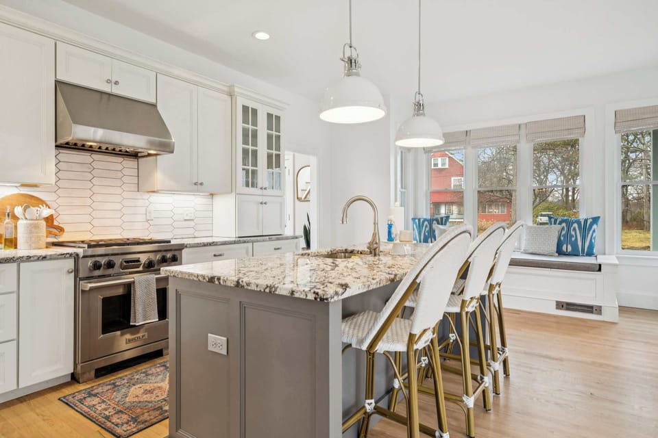 Large kitchen with updated appliances and everything needed to make a good meal!