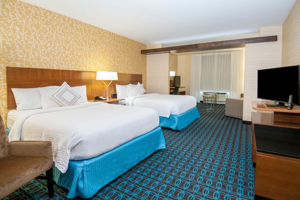 In-room safe, desk, laptop workspace, iron/ironing board