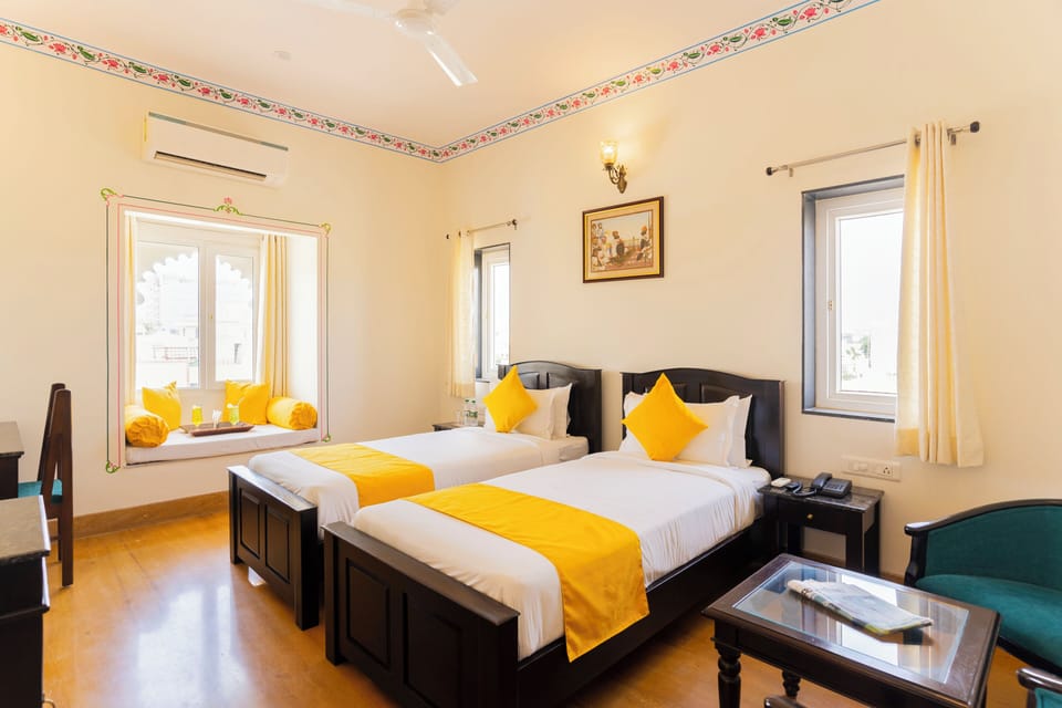 Superior Double or Twin Room, Air conditioning, City View | Minibar, desk, laptop workspace, soundproofing