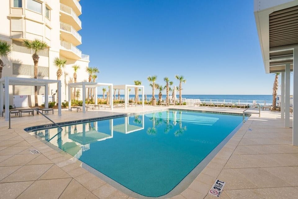 Communal heated outdoor pool.