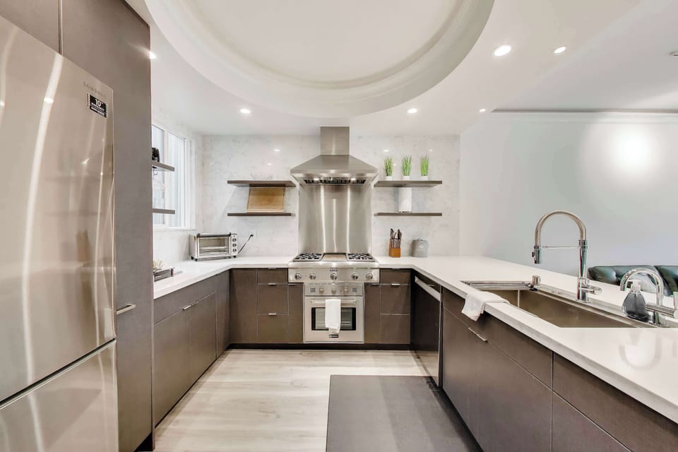 Recently updated modern kitchen