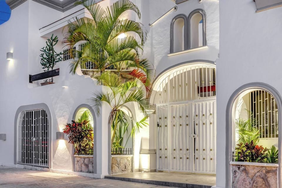 Entryway with coded entrance