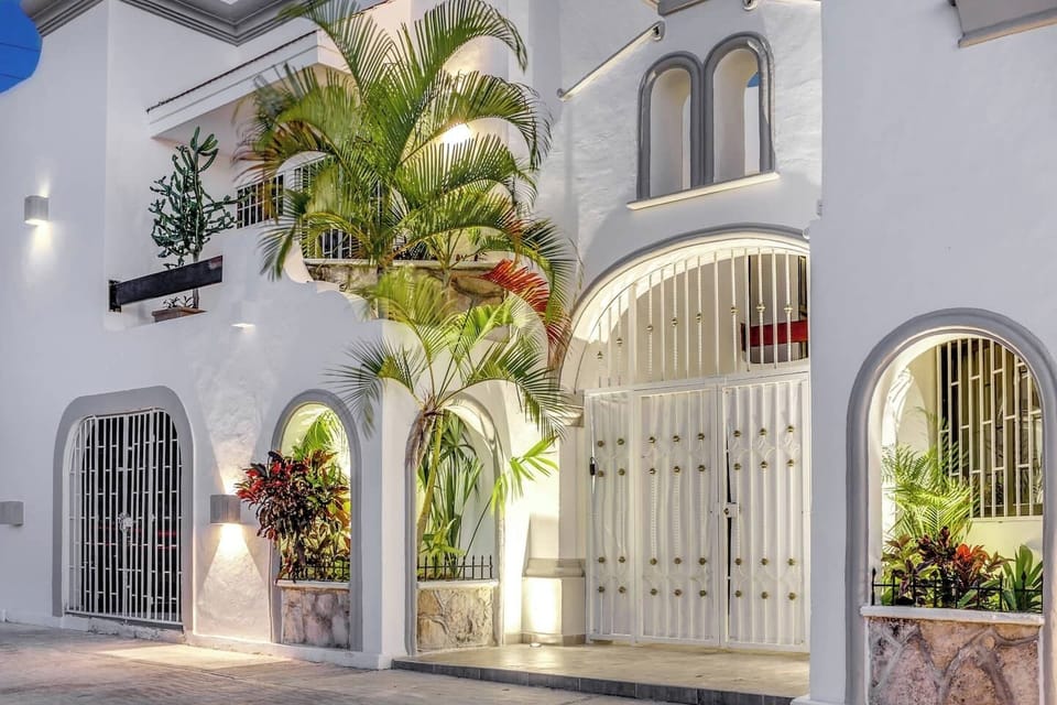 Entryway with coded entrance