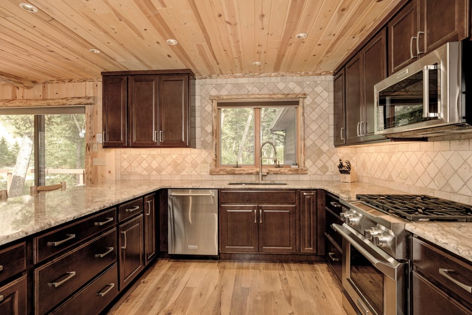 Ample counter space provides plenty of room to cook together | Main Level