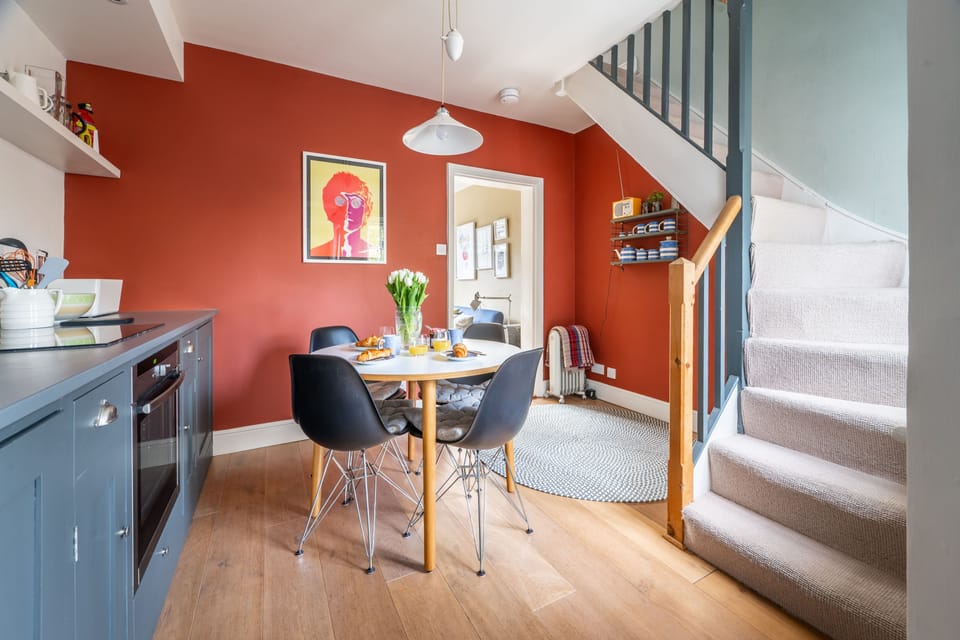 Ground floor: Slow breakfasts, shared dinners
