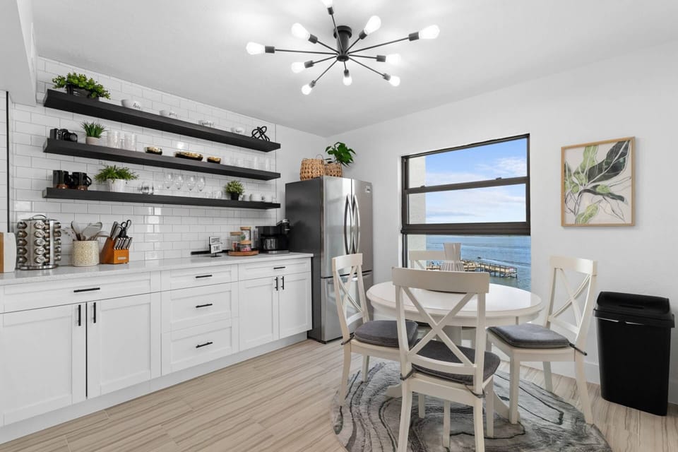 Plenty of countertop space to prep meals