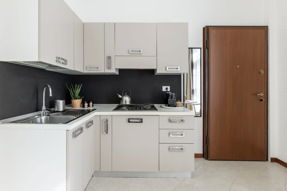 Apartment | Private kitchen | Espresso maker, electric kettle