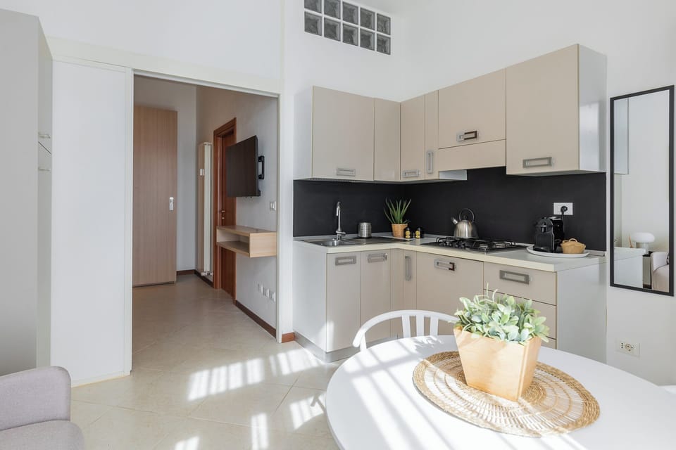 Apartment | Private kitchen | Espresso maker, electric kettle