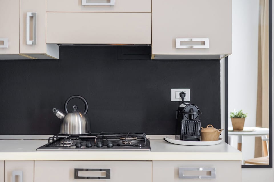 Apartment | Private kitchen | Espresso maker, electric kettle