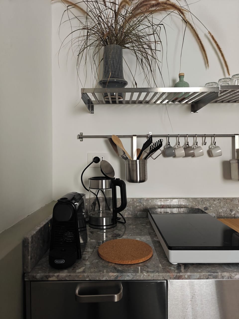 Exclusive Apartment | Private kitchen | Fridge, stovetop
