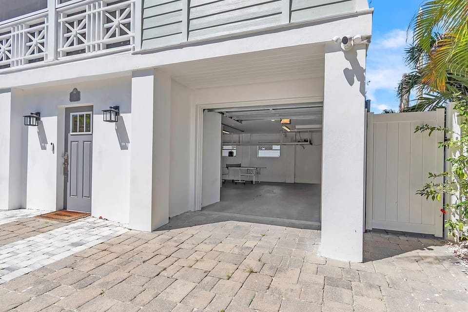 Garage Area Turned into Game Room/Hangout Area - Ground Level