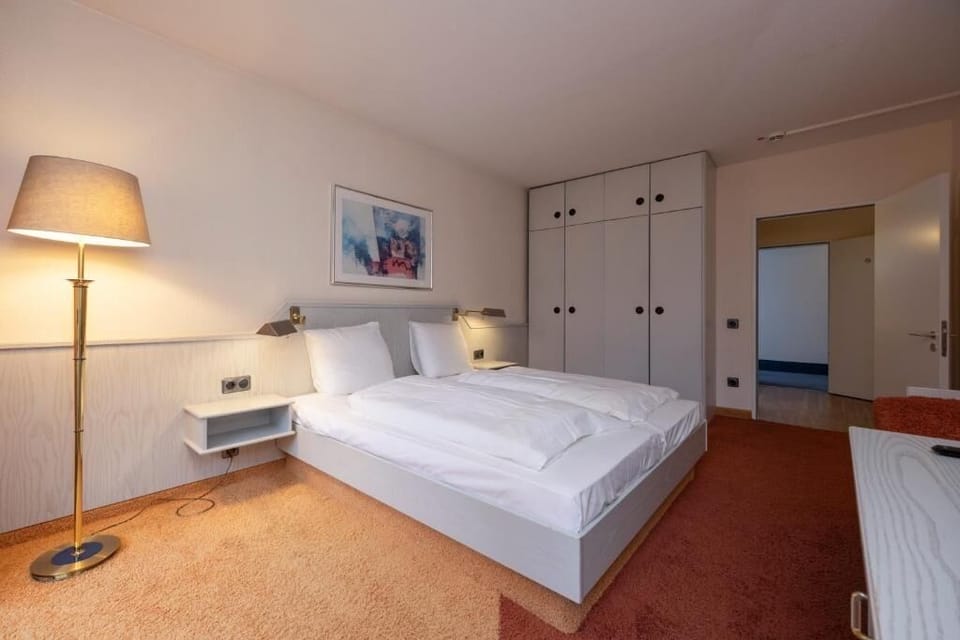 Drift off comfortably with generous storage and soft lighting.