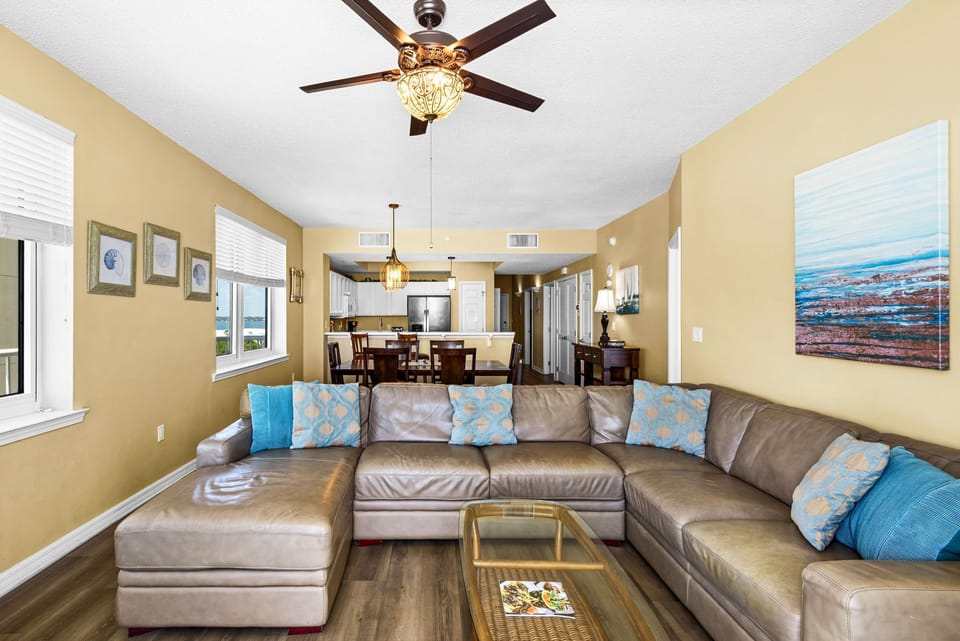 Comfortable living room seating