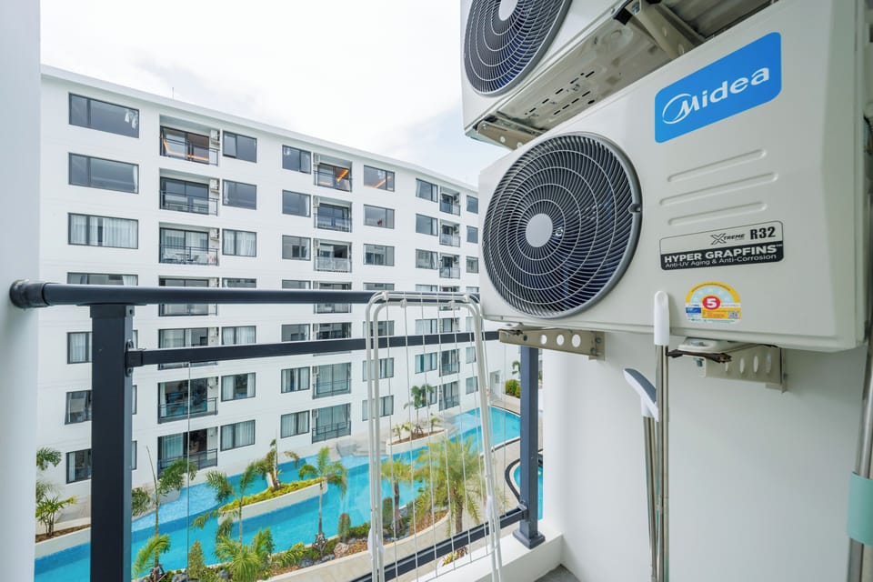 Classic Apartment, Balcony, Pool View | Terrace/patio