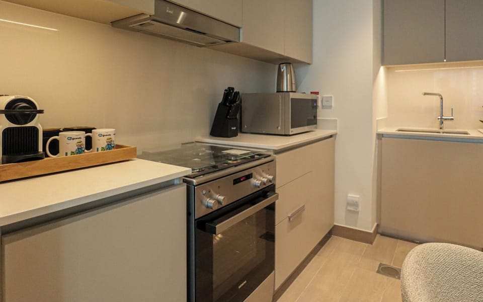 Apartment, Balcony, Canal View | Private kitchen