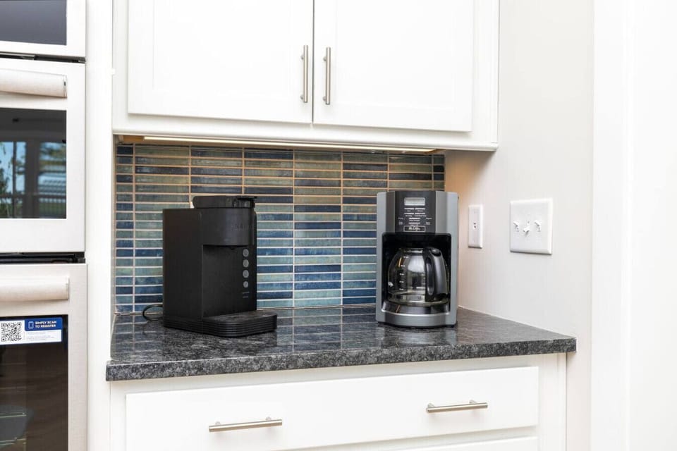 Start each morning with fresh coffee and peaceful waterfront views