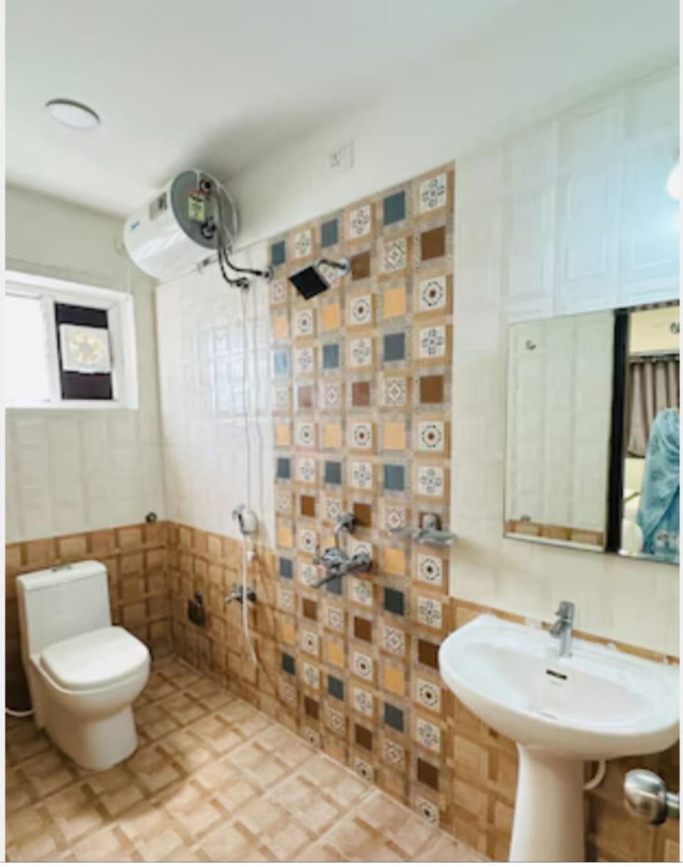 Deluxe Twin Room | Bathroom | Shower, free toiletries, towels, soap