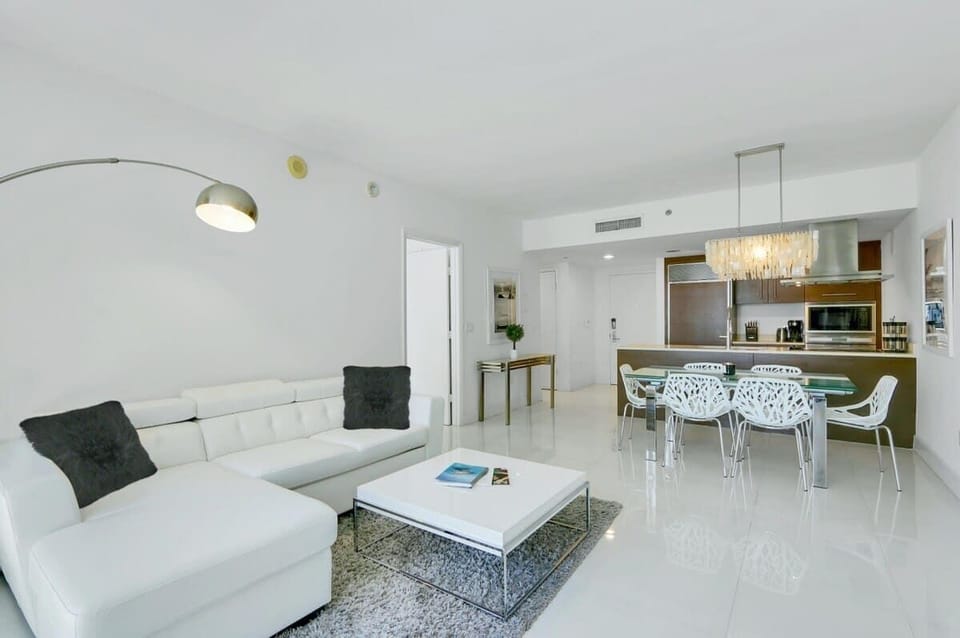 Pristine living room that's enriched with an abundance of natural light.