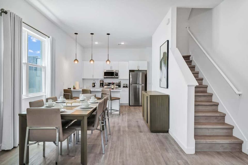 Dining table with ample seating for everyone