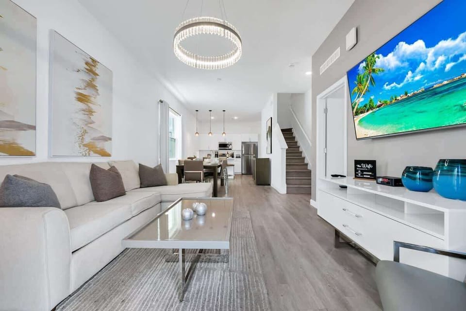 Living area perfect for group gatherings