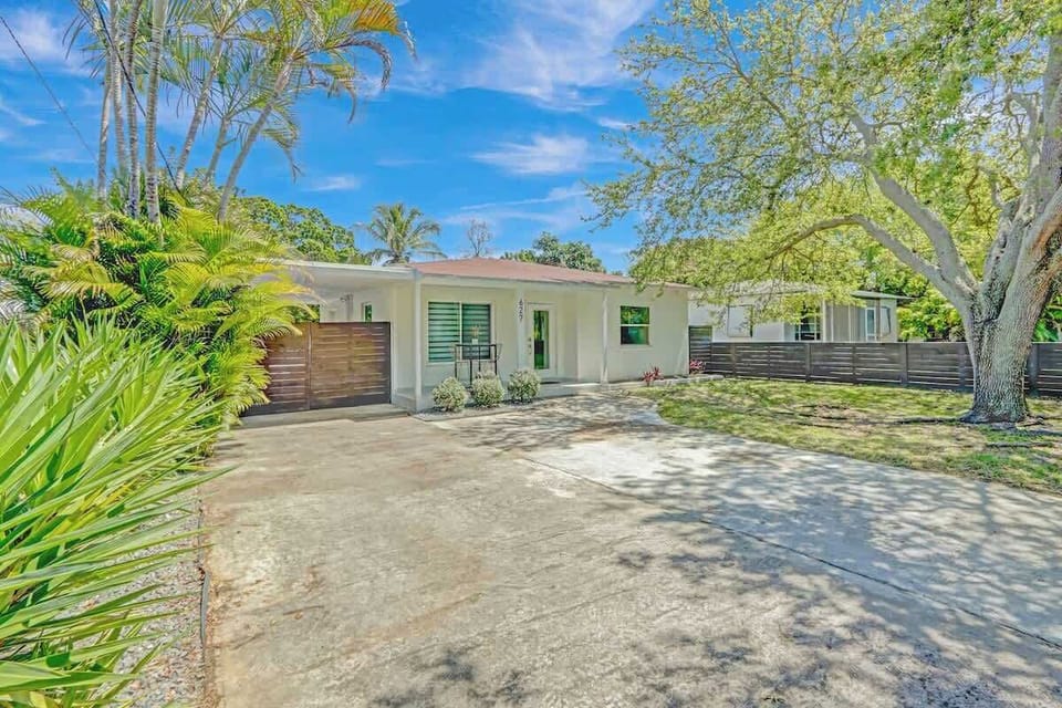 Charming exterior with easy access and convenient parking.