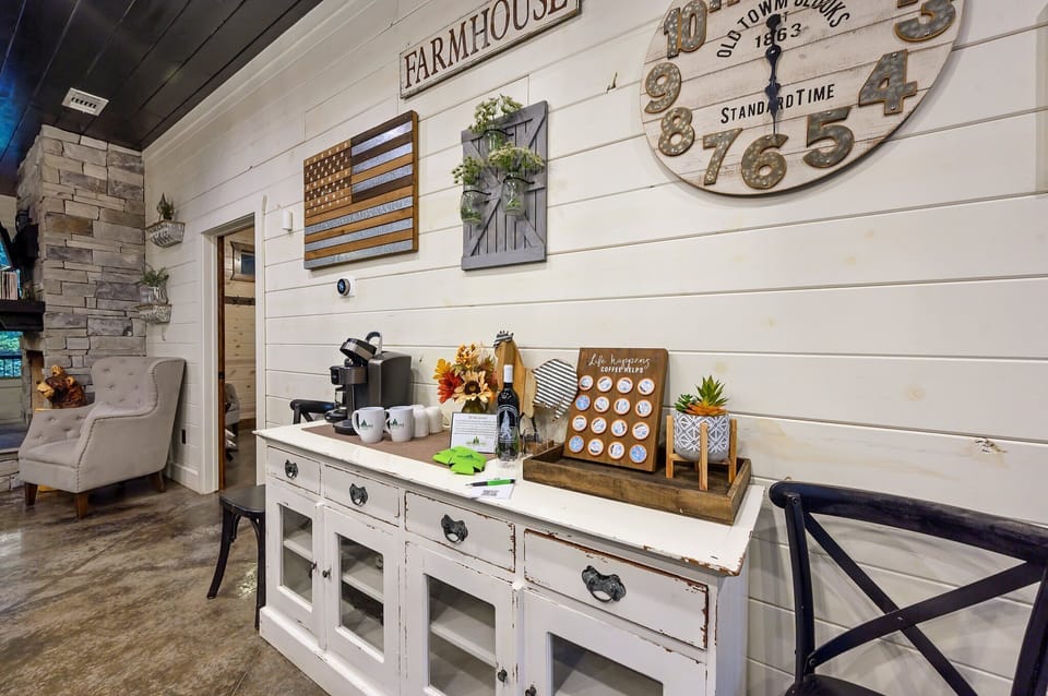 Fresh brews, cozy vibes, and zero lines—this coffee station is your personal pick-me-up headquarters.