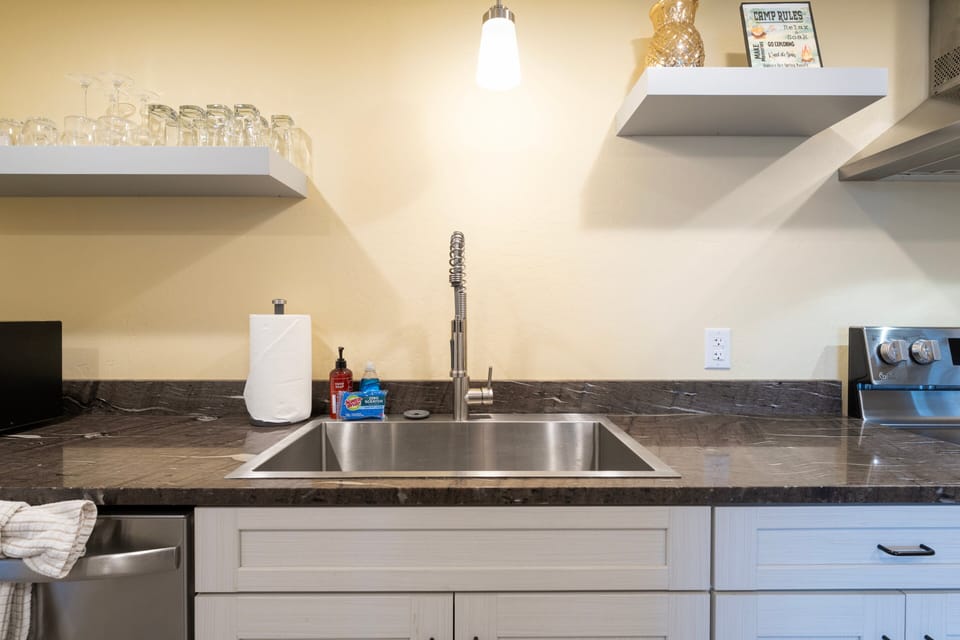 Large kitchen sink. | Main Level
