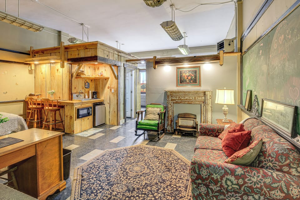 Suite Interior | Living Area | Flat-Screen TV
