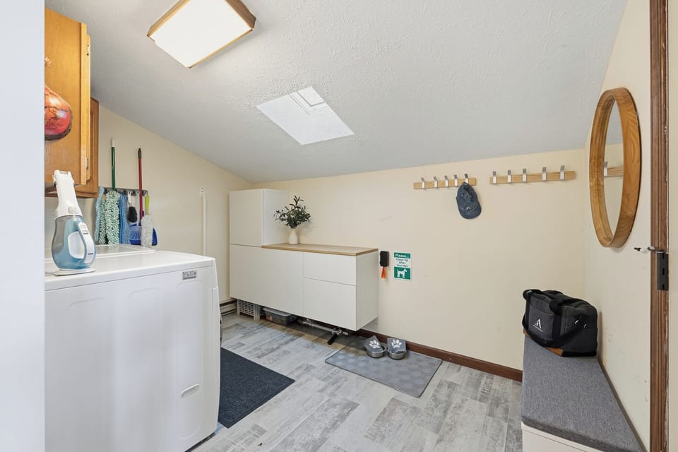 Laundry area.