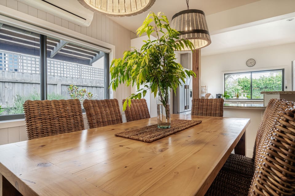 Large indoor dining table
