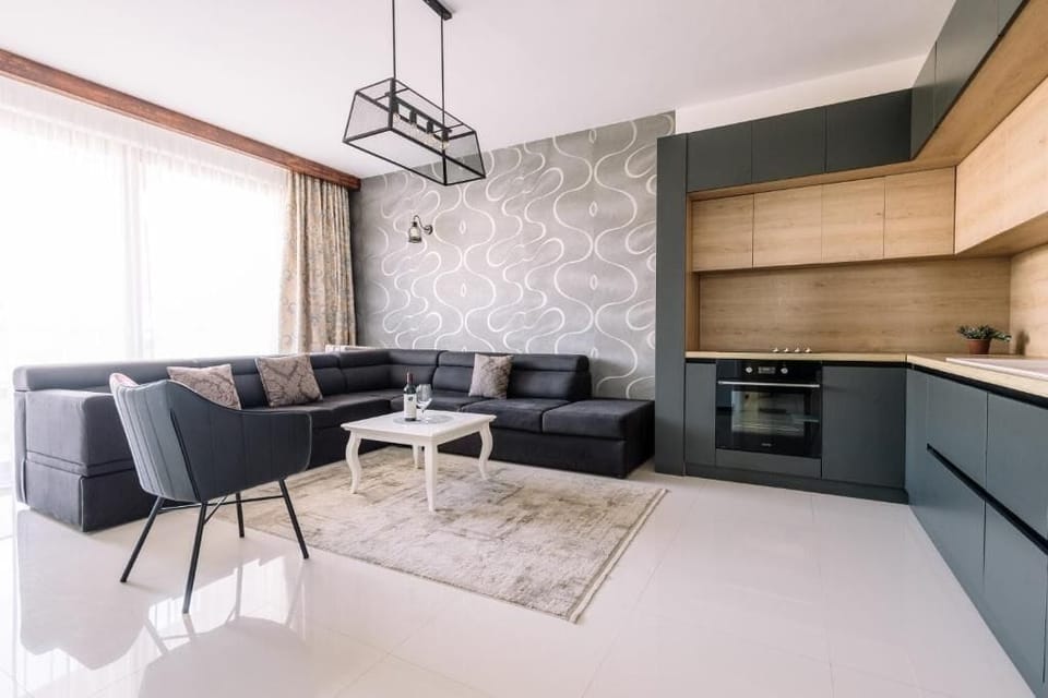 Deluxe Apartment, 1 King Bed with Sofa bed, City View | Living area | 70-cm flat-screen TV with digital channels, toys, pay movies