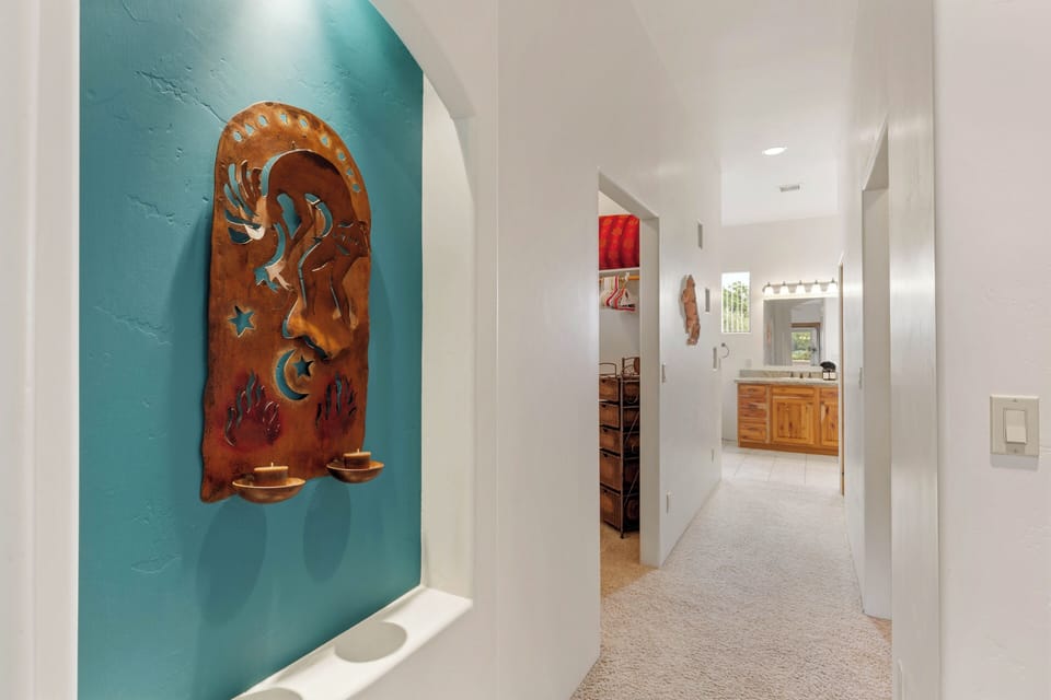 To Master bath