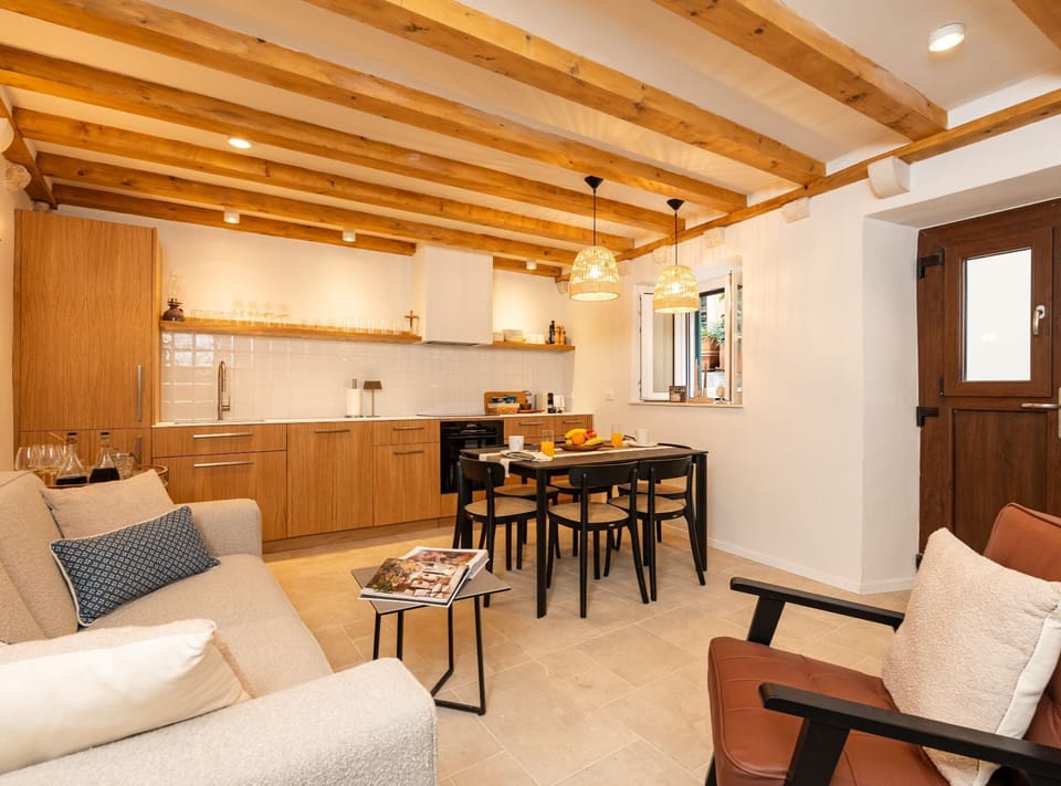 Villa (Three bedroom villa in Old Town) | Private kitchen | Fridge