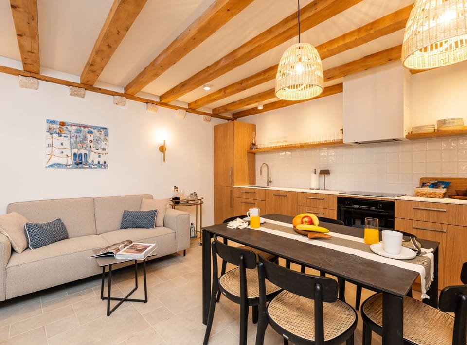 Villa (Three bedroom villa in Old Town) | Private kitchen | Fridge