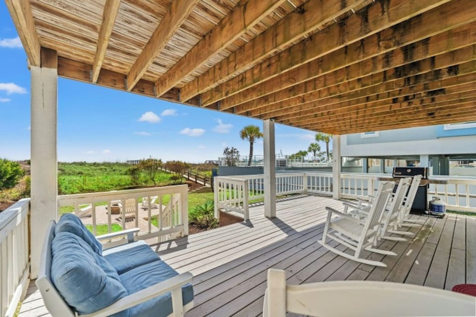 Can anything be more relaxing than rocking on the deck and enjoying the breeze.