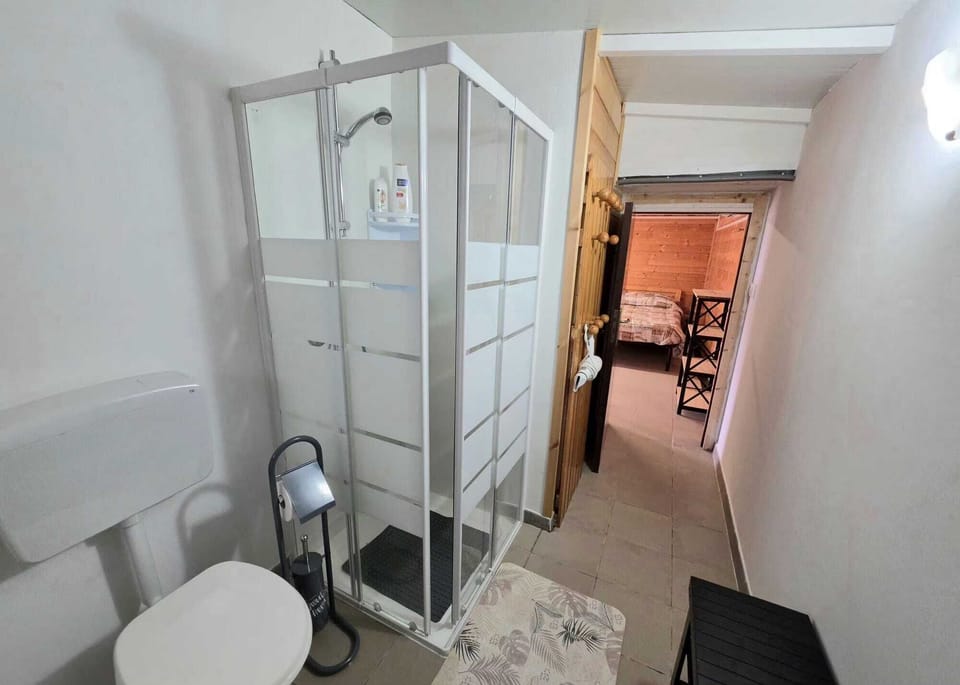 Family Bungalow, Garden View | Bathroom | Shower, hair dryer, bidet, towels