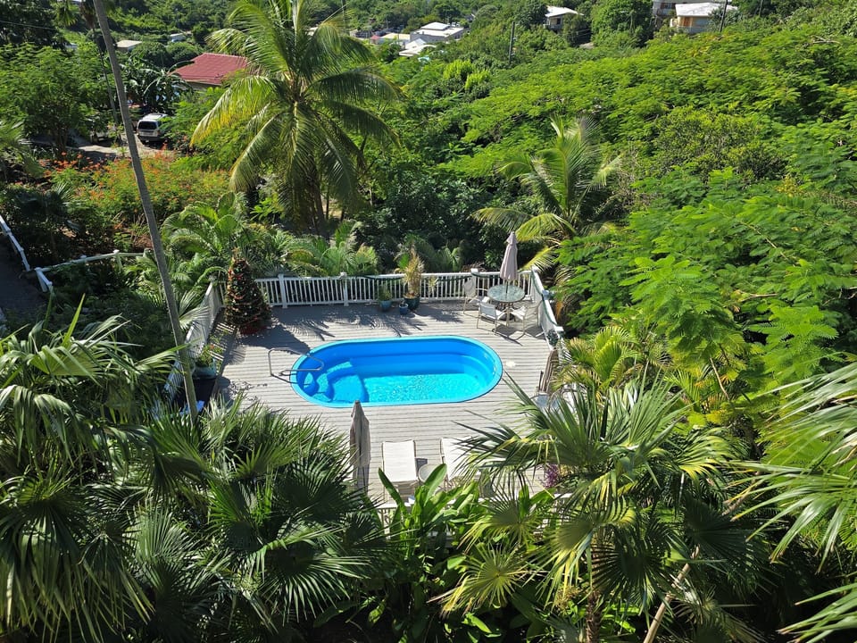 Relax and cool off in the pool.