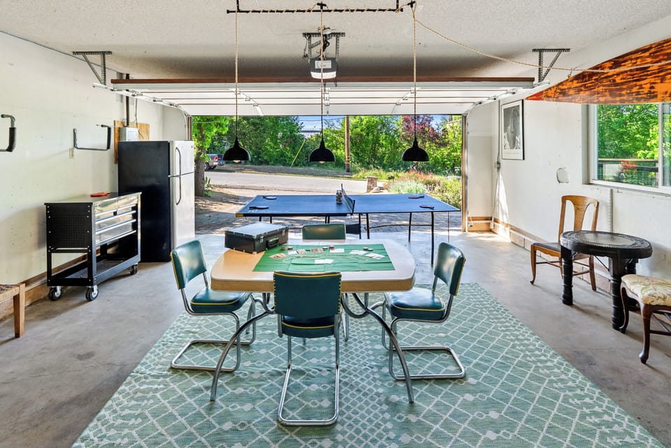 Challenge your group to a round of ping pong or a friendly game of cards.