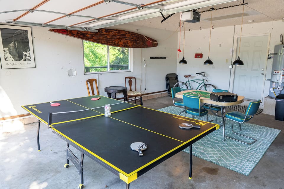 Grab a paddle and dive into a high-energy game of ping pong.