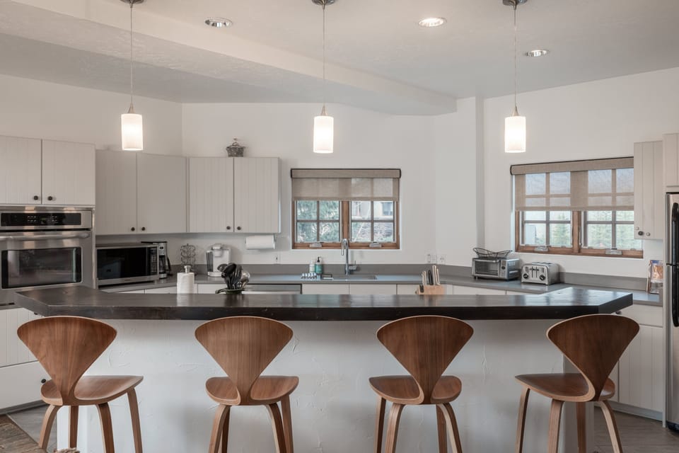 Counter seating perfect for socializing