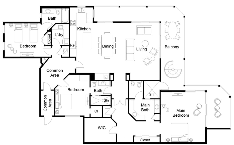 Rooftop Oceanfront Villa 3 Bdrm | Premium bedding, in-room safe, laptop workspace, blackout drapes